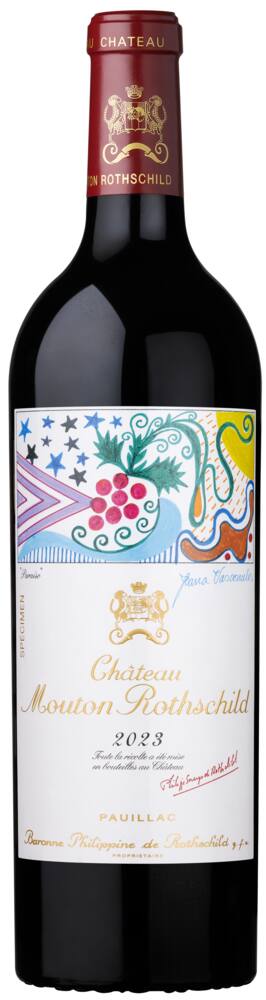 2023 chateau mouton rothschild premier cru classe, pauillac (3x75cl)