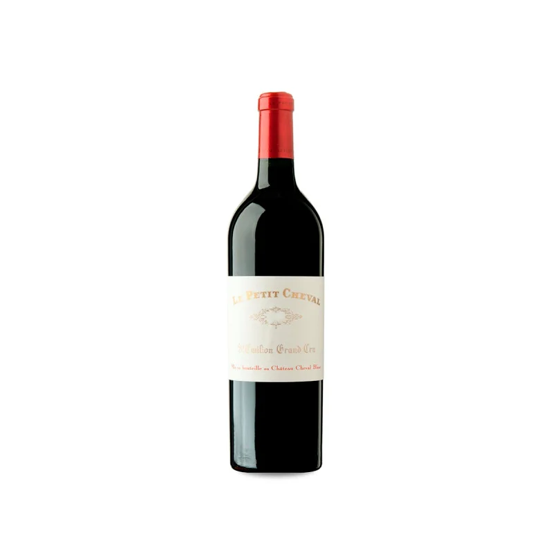 2020 chateau cheval blanc, le petit cheval rouge, saint emilion grand cru (1x75cl)